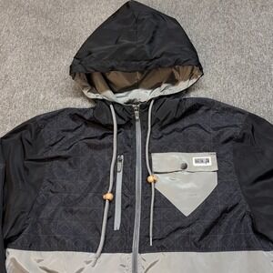 BASEBALLISM Winfield Windbreaker Black and Grey Baseball  Small